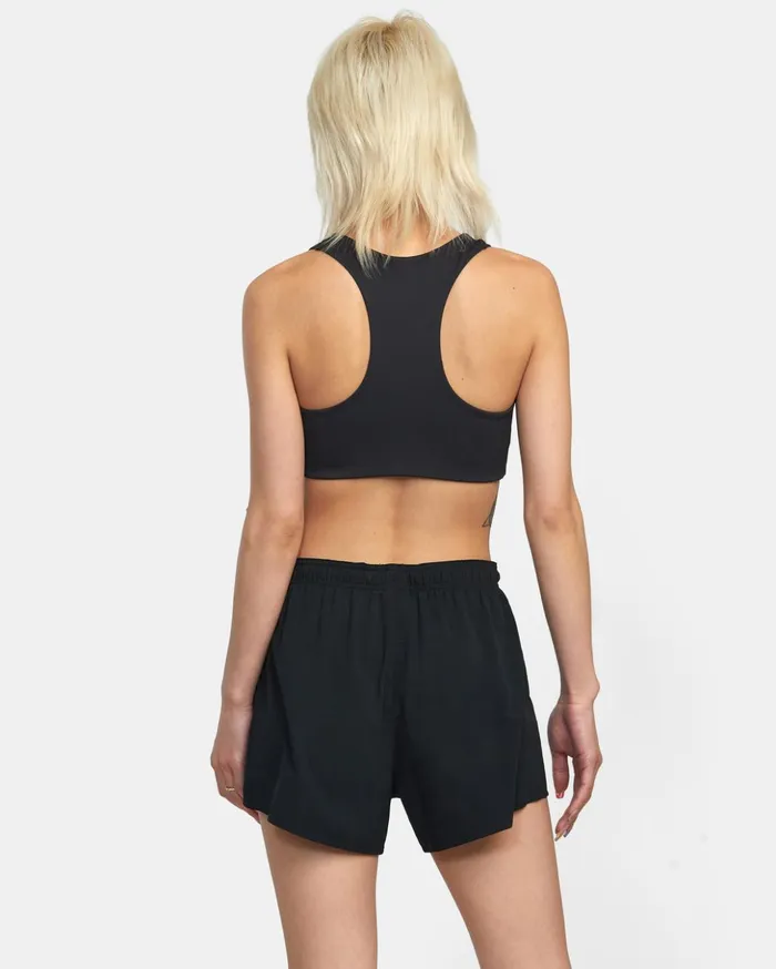 RVCA Shorts Skirts VA Essential Yogger Sport Shorts 12034 Black 8211 Women