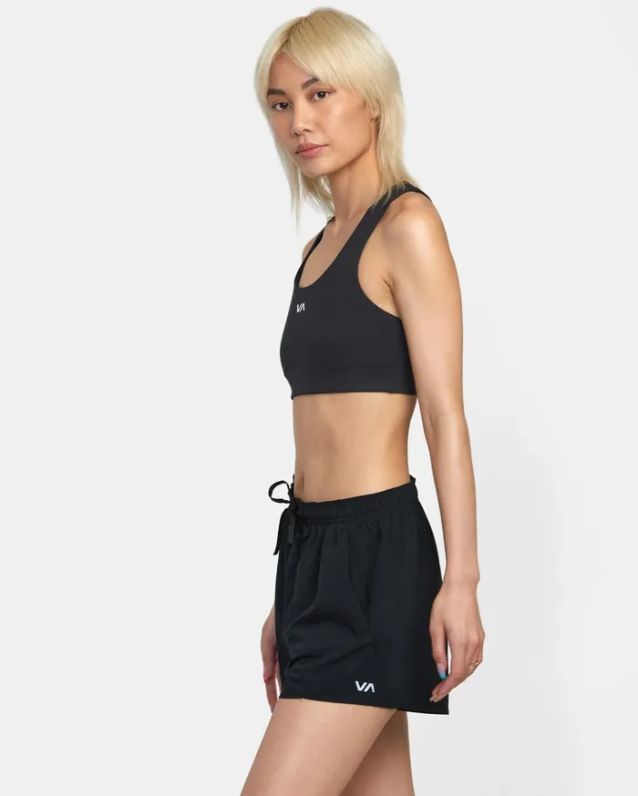 RVCA Shorts Skirts VA Essential Yogger Sport Shorts 12034 Black 8211 Women