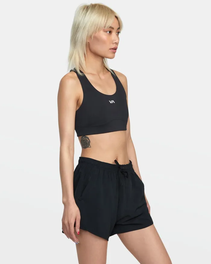 RVCA Shorts Skirts VA Essential Yogger Sport Shorts 12034 Black 8211 Women