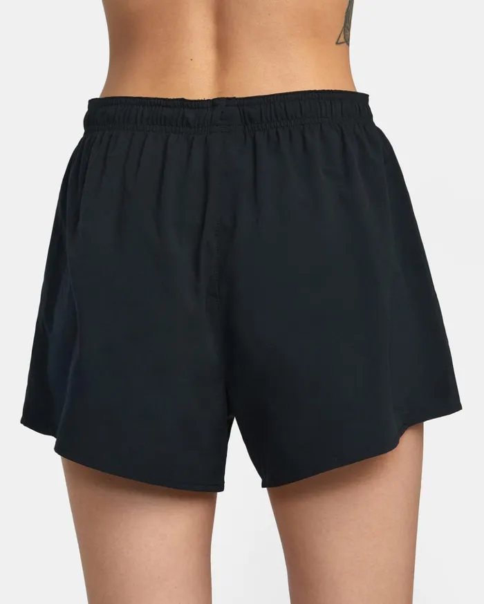 RVCA Shorts Skirts VA Essential Yogger Sport Shorts 12034 Black 8211 Women