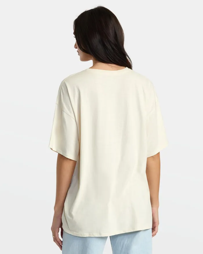 RVCA Tees Tanks No Bounds TShirt Latte 8211 Women