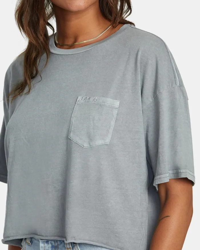 RVCA Tees Tanks PTC Pocket Tee Monument 8211 Women