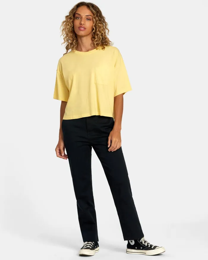 RVCA Tees Tanks PTC Tee Golden 8211 Women