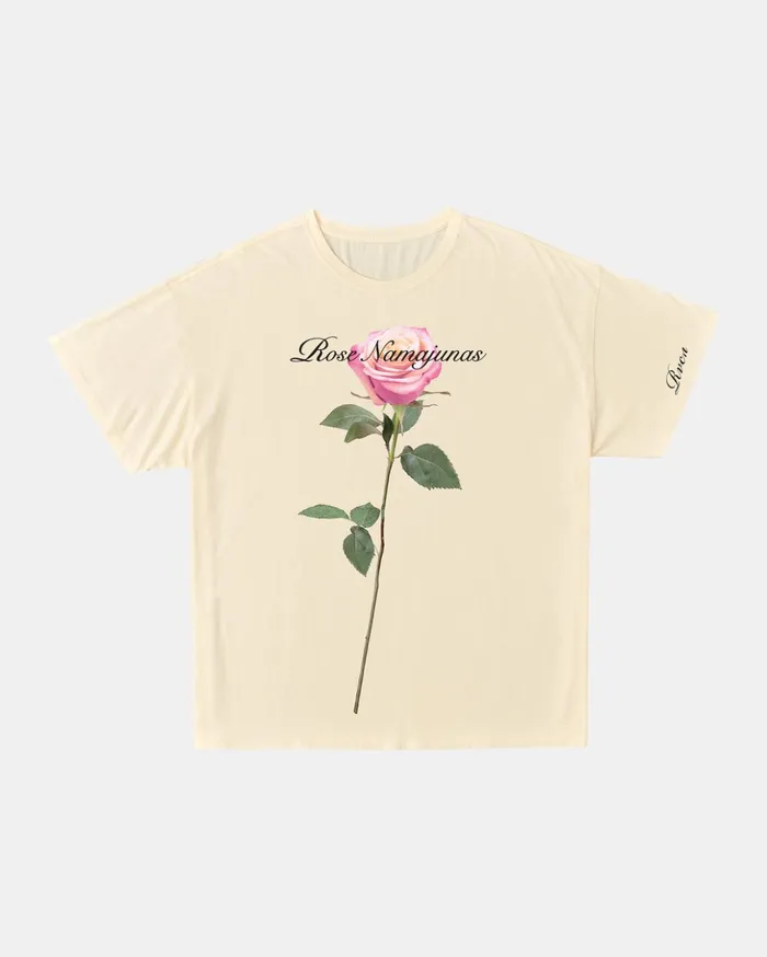 RVCA Tees Tanks Rose Namajunas Tee Vintage White 8211 Women