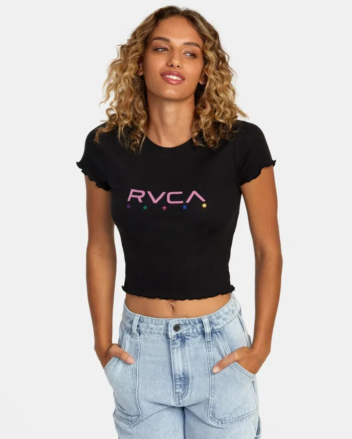 RVCA Tees Tanks RVCA Balance Tee Rvca Black 8211 Women