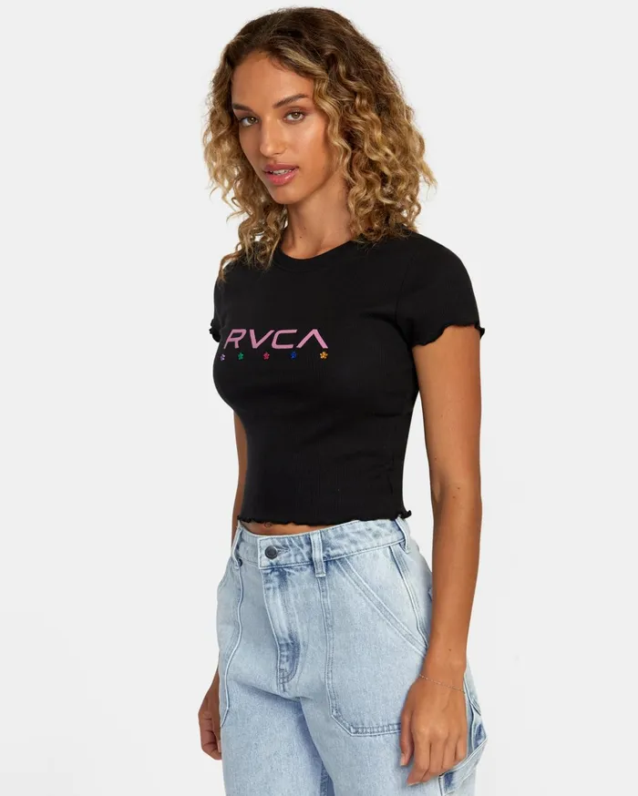 RVCA Tees Tanks RVCA Balance Tee Rvca Black 8211 Women