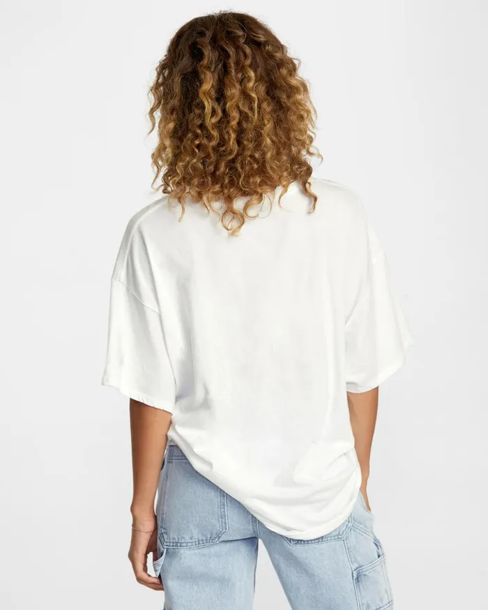 RVCA Tees Tanks Tarot Tee Vintage White 8211 Women