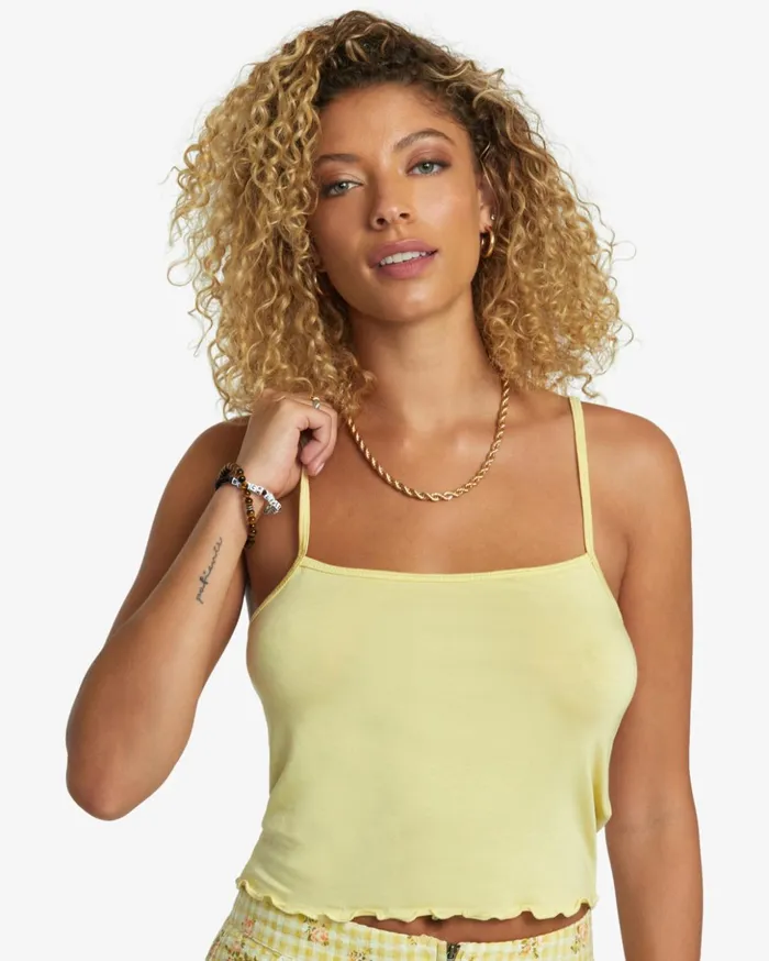 RVCA Tops All That Tank Top Golden 8211 Women