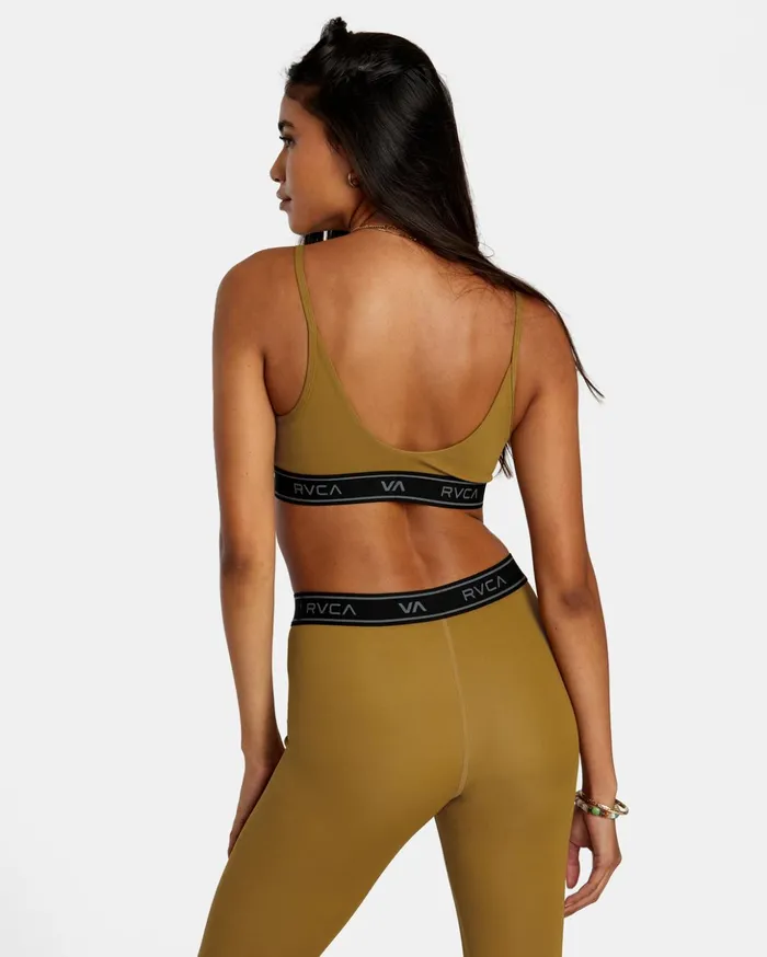 RVCA Tops Base Sports Bra Sienna 8211 Women