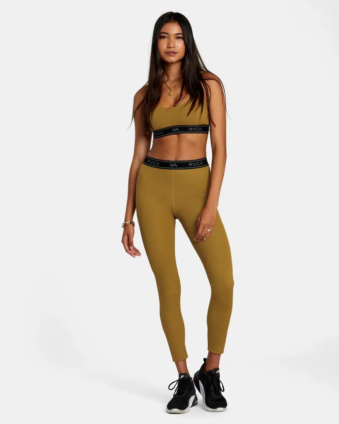 RVCA Tops Base Sports Bra Sienna 8211 Women