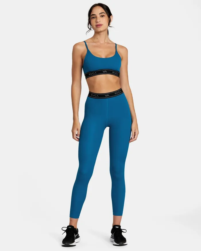 RVCA Tops Base Sports Bra Teal 8211 Women