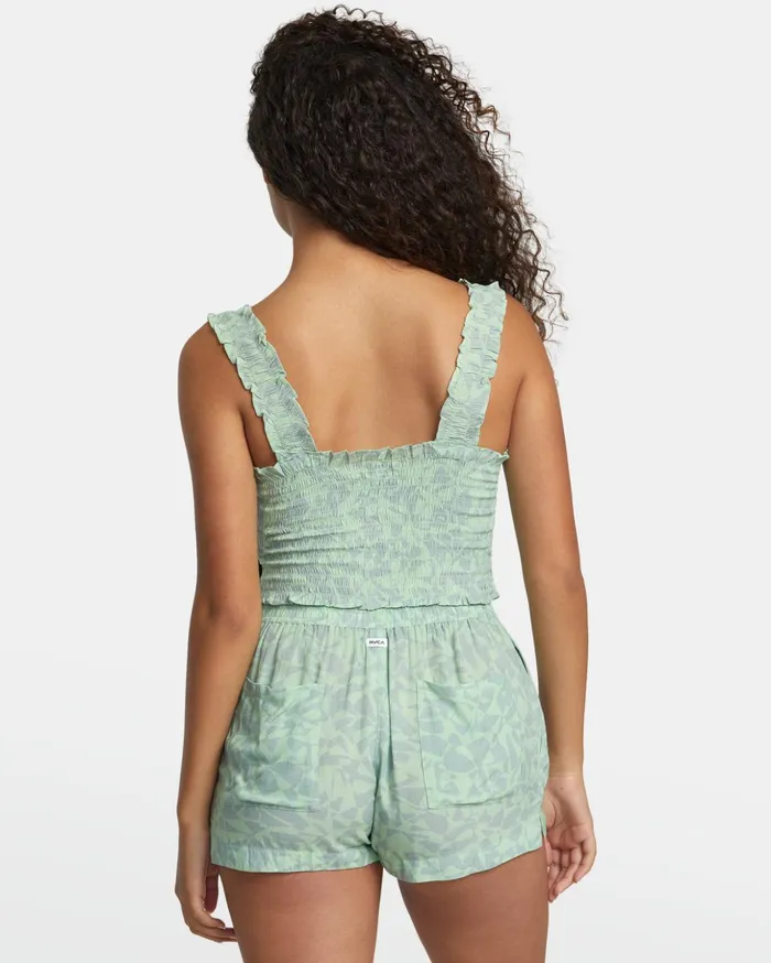 RVCA Tops Terrace Eco Tank Top Seafoam 8211 Women