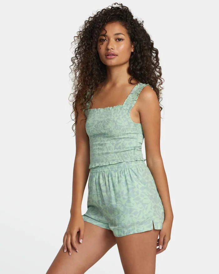 RVCA Tops Terrace Eco Tank Top Seafoam 8211 Women