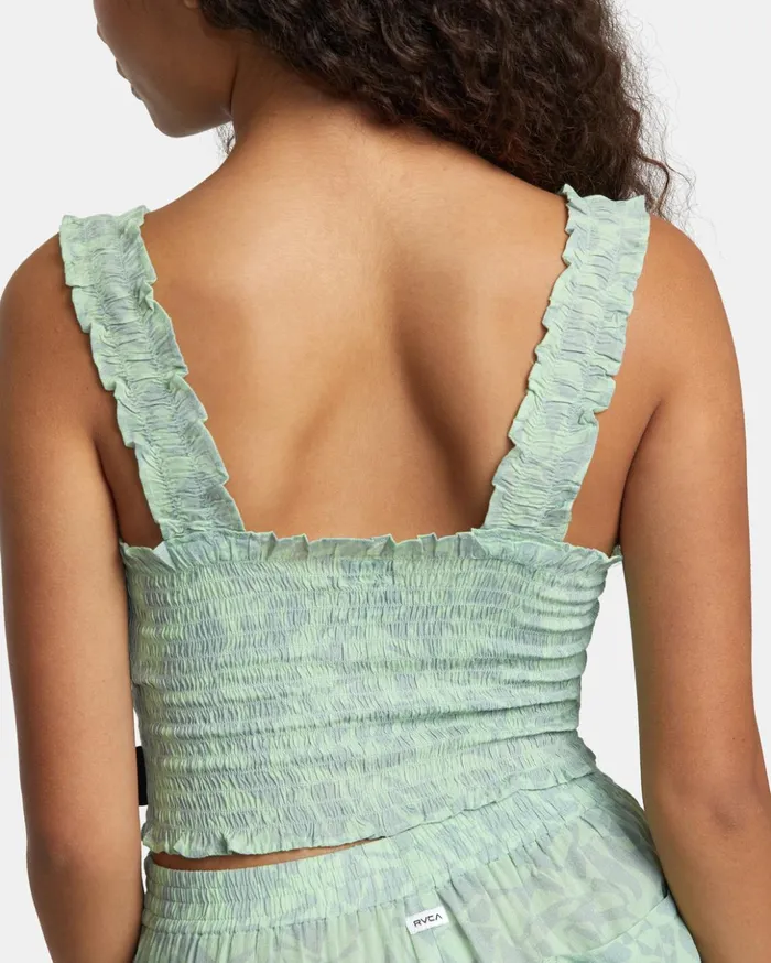 RVCA Tops Terrace Eco Tank Top Seafoam 8211 Women