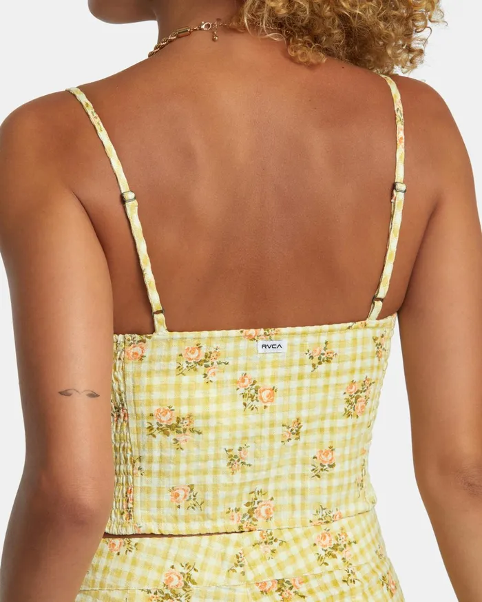 RVCA Tops United Tank Top Golden 8211 Women