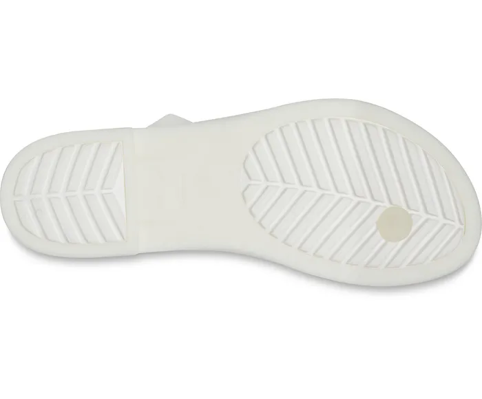Sandals Women Crocs Tulum Translucent Toe Post Oyster Crocs
