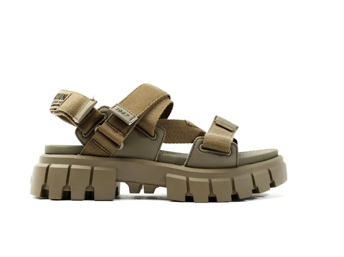 Sandals Women PALLADIUM REVOLT SANDAL MONO Dusky Green