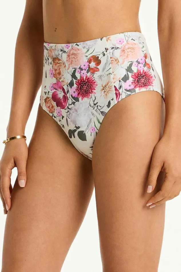 Sea Level Bottoms Belle Panelled High Waist Pant Belle Coconut 8211 Women