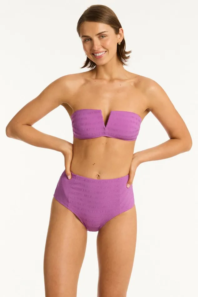 Sea Level Bottoms Palisades Panelled High Waist Pant Palisades Orchid 8211 Women