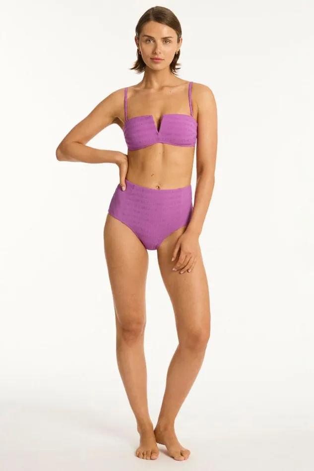 Sea Level Bottoms Palisades Panelled High Waist Pant Palisades Orchid 8211 Women