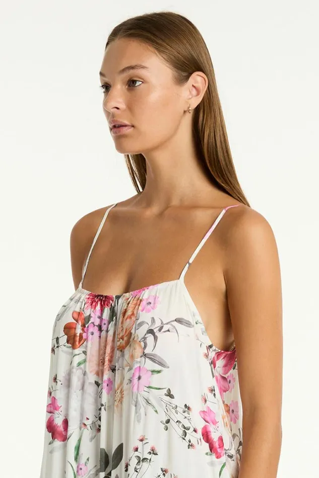 Sea Level Dresses Belle Tiered Maxi Sundress Belle Coconut 8211 Women