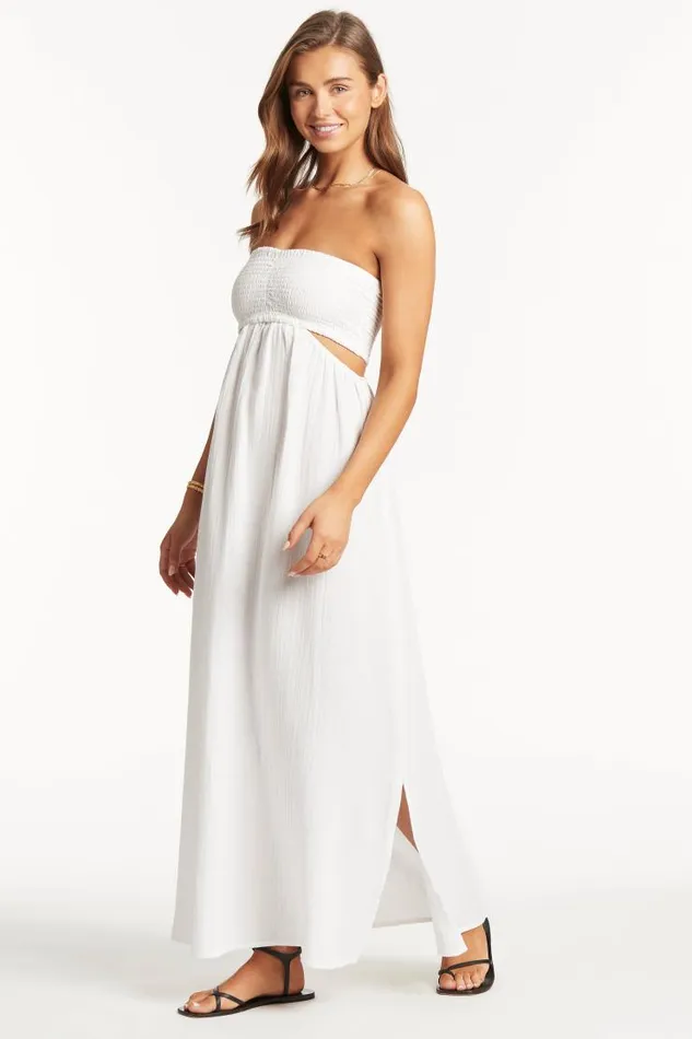 Sea Level Dresses Sunset Bandeau Dress Sunset White 8211 Women