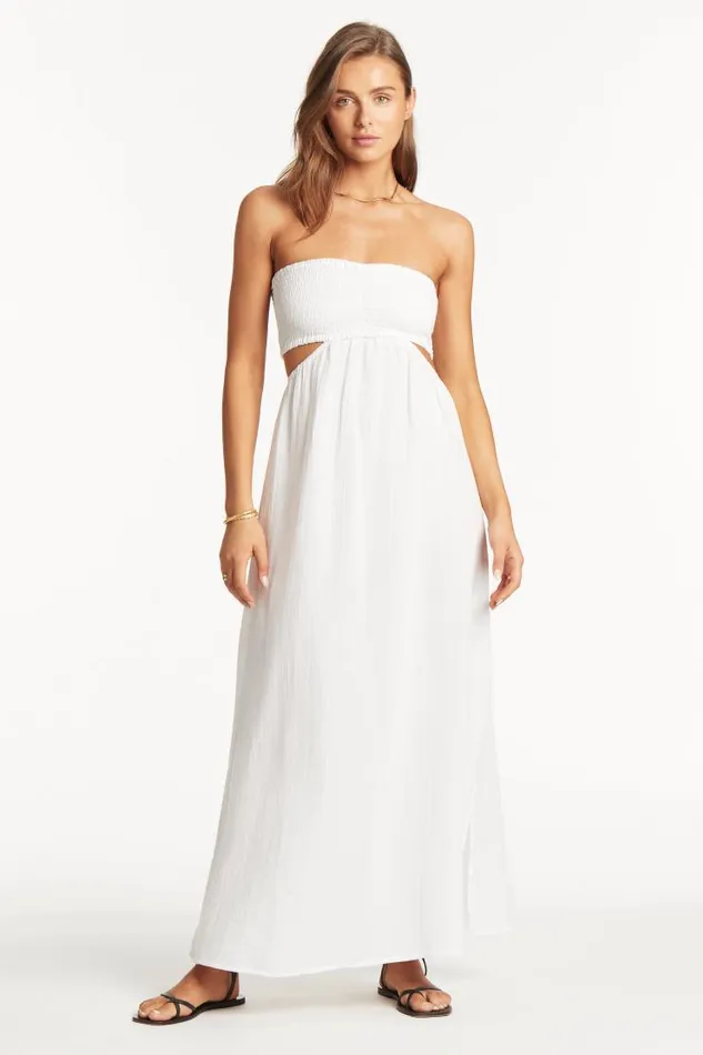 Sea Level Dresses Sunset Bandeau Dress Sunset White 8211 Women