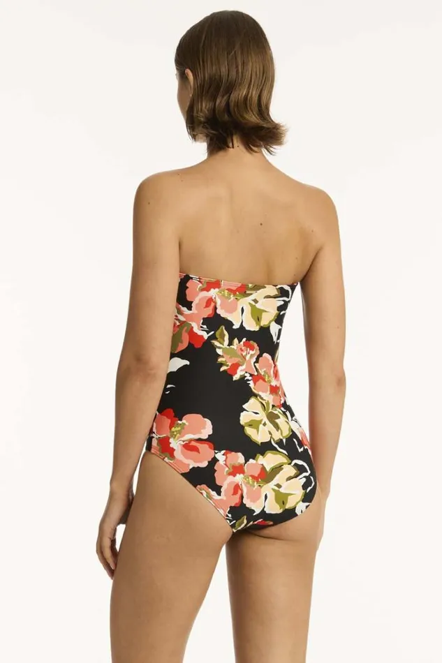 Sea Level One Pieces Juniper Twist Bandeau One Piece Juniper 8211 Women