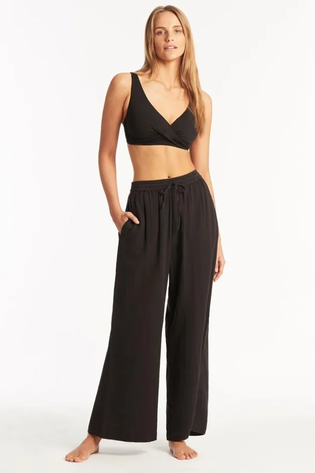 Sea Level Pants Sunset Beach Pant Sunset Black 8211 Women