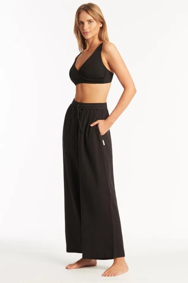 Sea Level Pants Sunset Beach Pant Sunset Black 8211 Women