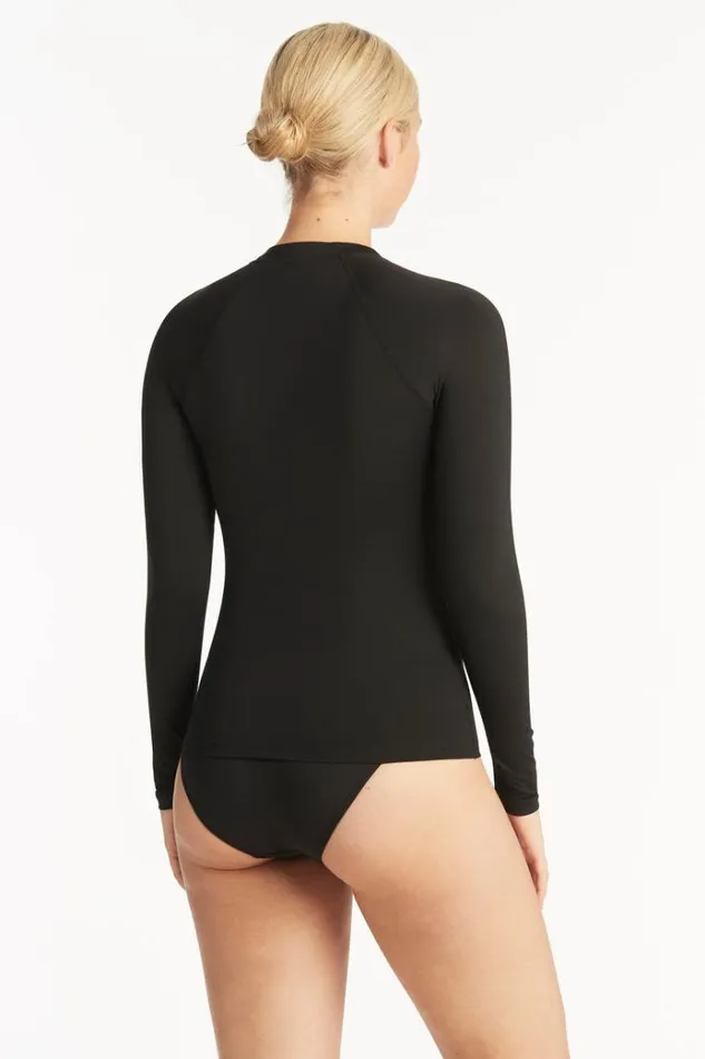 Sea Level Surf Suits and Rash Vests Eco Essentials Long Sleeve Rash Vest Eco Essentials Black 8211 Women Sea Level Surf Suits and Rash Vests Eco Essentials Long Sleeve Rash Vest Eco Essentials Black 8211 Women