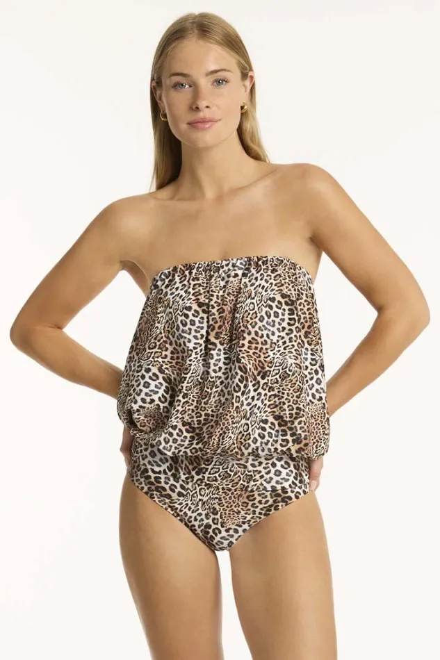 Sea Level Tankinis and Singlets Congo Blouson Bandeau Tankini Congo 8211 Women