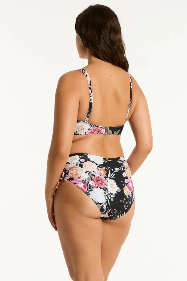 Sea Level Tops Belle Cross Front Multifit Bra Belle Black 8211 Women