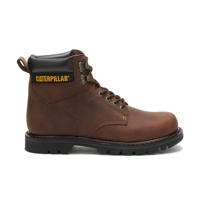 Second Shift Work Boot Dark Brown Men Cat Footwear Boots