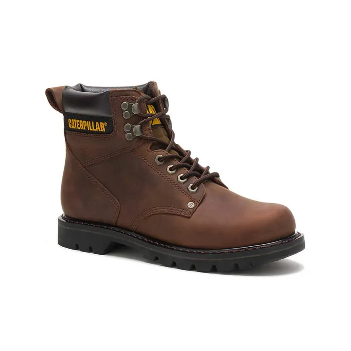 Second Shift Work Boot Dark Brown Men Cat Footwear Boots