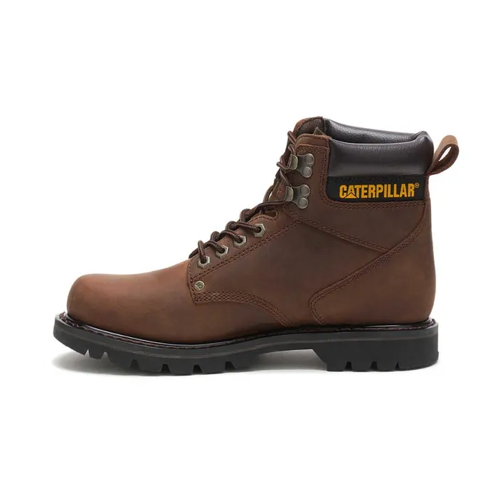 Second Shift Work Boot Dark Brown Men Cat Footwear Boots
