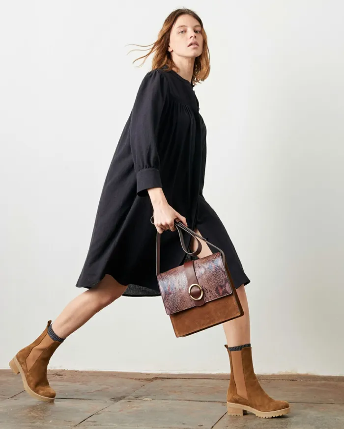 Sessn Womens Dresses Whitney Navybrown