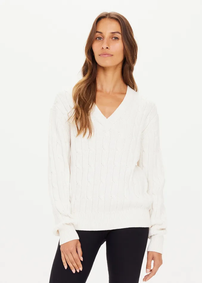 SEYMOUR KNIT SWEATER Knitwear THE UPSIDE Women