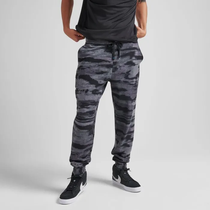 Shelter Jogger With Butter Blend Charcoal Men Stance Joggers and Pants
