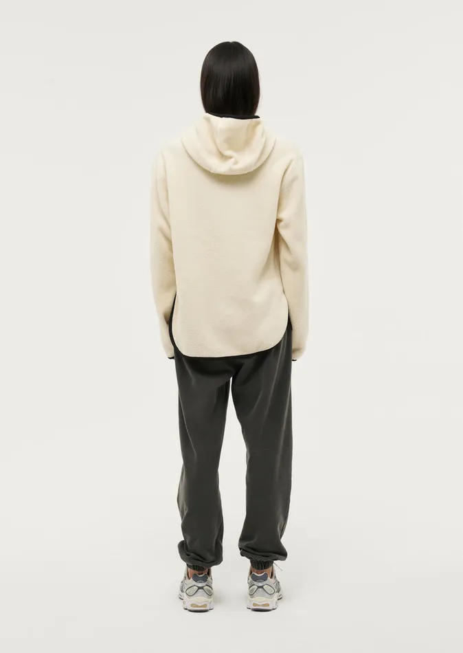 SHERPA HOODIE IN PEARLED IVORY Women Hoodies PE Nation