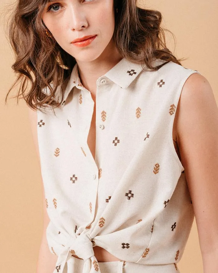 SHIRT CAMEL MILKY Shop Grace and Mila Shortsleeves Shirts