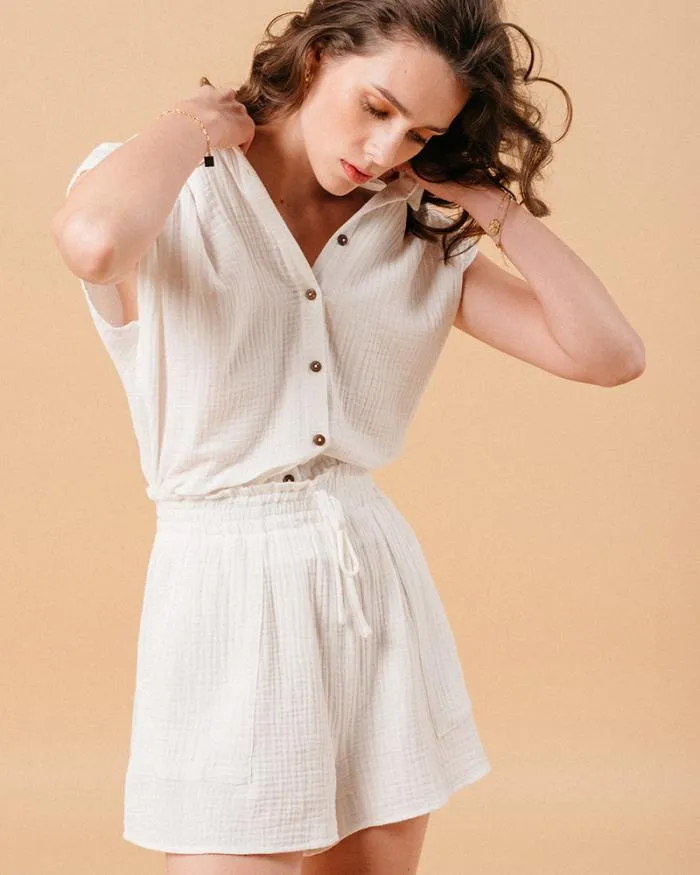 SHIRT ECRU METISSE Shop Grace and Mila White Shirts