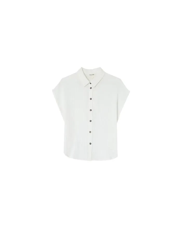SHIRT ECRU METISSE Shop Grace and Mila White Shirts