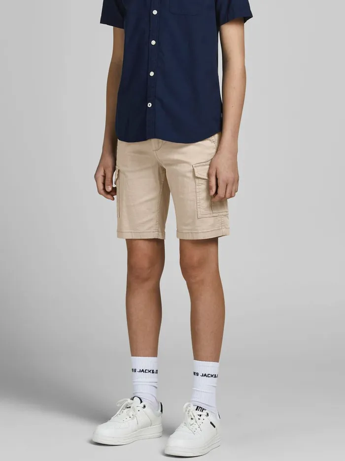 Shirts JACK and JONES Junior BOYS CARGO SHORTS Beige Crockery Popular