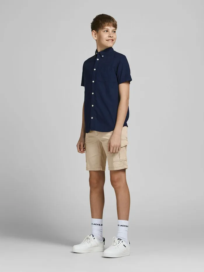 Shirts JACK and JONES Junior BOYS CARGO SHORTS Beige Crockery Popular