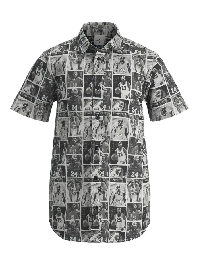 Shirts JACK and JONES Junior BOYS SHORT SLEEVED SHIRT Grey Black Online