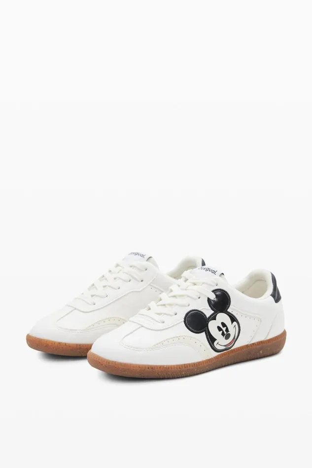 Shoes Women Desigual Mickey Mouse Sneakers White