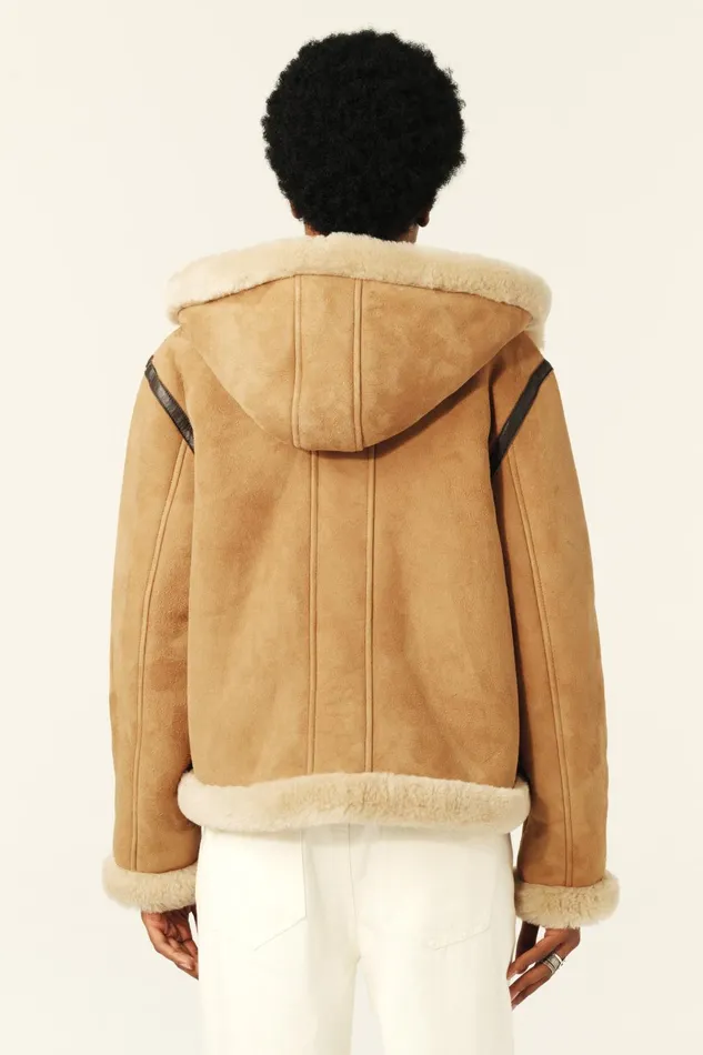 Short Coat Maxou Brown Women Baandsh Jackets and Coats