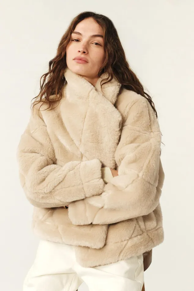 Short Coat Vinie Brown Women Baandsh Jackets and Coats
