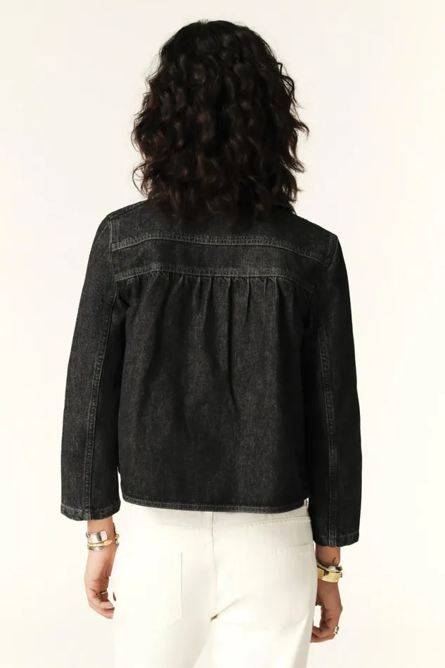 Short Jacket Miny Black Women Baandsh Jackets and Coats